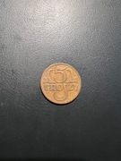 5 groszy z 1928 roku / brąz /