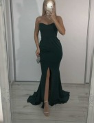 sukienka typ syrenka zielona 