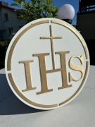 Tablic IHS Komunia Święta 50cm