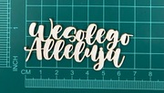 Scrapek Napis wesołego alleluja LBA000308