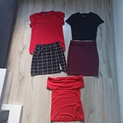 Zestaw ubrań paka ubrań rozm XS okazja 