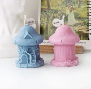 DOMEK GRZYBOWY forma silikonowa 7.5*7 do Świec Mydła Gipsu Żywic Odlewów 