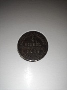 1/2 silber groschen 1825 A - piękna patyna!