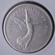 Moneta 5 złotych 1928 Nike piękny stan #041