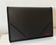 TECZKA HARMONIJKOWA A4 Z GUMKĄ 12 PRZEGRÓDEK CZARNA