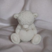 ŚWIECZKA RĘCZNIE ROBIONA IDEALNY PREZENT NA WALENTYNKI, URODZINY, ŚWIĘTA