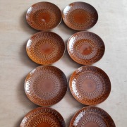 Talerzyk ze wzorem azteckim Pruszków porcelit 