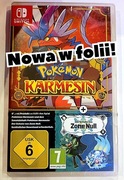 Pokemon Scarlet + DLC Area Zero /Nintendo Switch/ Nowa w folii 