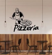 Naklejka Pizza personalizowana okno ścianę lokal pizzeria bar restauracja 