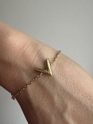 Złota bransoletka Louis Vuitto n