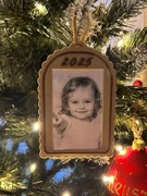 Ramka na zdjęcia Zdjęcie gratis ozdoba bombka Instax Polaroid 