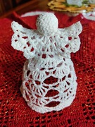 Rękodzieło, ozdoby na choinkę, aniołki ,dzwonki ,gwiazdki szydełkiem 