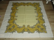 Obrus Lniany 1981r. PRL Z papierową metką 2szt.