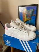 Buty damskie adidas originals stan smith biale skorzane 36.5 23cm