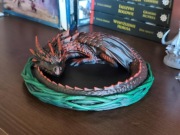 Miseczka, organizer na klucze Smok, DnD, warhammer