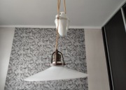 Antyk lampa przedwojenna z przeciwwagą 