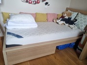 Łóżko MALM 200x90 dąb