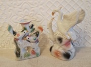 Porcelana PRL. Ptaki. Figurka. Wazon.