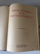 Mszał Rzymski pierwsze wydanie