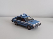 Policja radiowóz fiat 125p FSO Polonez model kartonowy milicja Mo resorak 