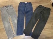 3 pary spodni Sisley,Benetton 152cm+gratis spodenki