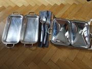 PODGRZEWACZ STOŁOWY ŻAROODPORNY DO POTRAW , NACZYNIE ŻAROODPORNE MARINEX