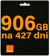 Internet Mobilny na kartę Orange za darmo 906GB 427 DNI karta sim 4G 5G