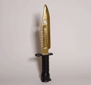 BAGNET | M9 ostrze lakierowane na złoty chrom (PLA) - Druk3D