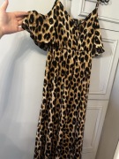 Sukienka panterka maxi XL