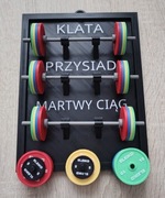 Tablica rekordów, siłownia, crossfit, fitness 
