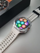 Smartwatch W7 Ultra srebrny MENU PL bateria 400 mAh 