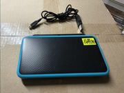 Konsola New Nintendo 2ds XL czarno-niebieska.