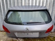 Peugeot 308 HB 2015r klapa tylna tył srebrna