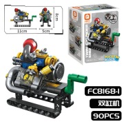 MINI SILNIKI TECHNICZNE – ZESTAWY KLOCKÓW DO BUDOWY