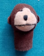 Pacynka na palec - małpka 