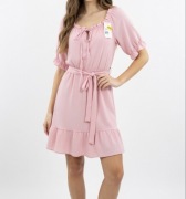 Sukienka pudrowy róż