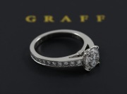 Platynowy pierścionek Pt950 z diamentem o masie 2,06 karata