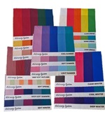 Chusty flagi do analizy kolorystycznej 16 typów urody