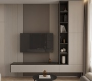 Szafka audio wisząca pod telewizor TV hi-fi meblościanka 