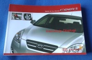 INSTRUKCJA OBSŁUGI KIA CEED 2006-2009 ORYGINAŁ