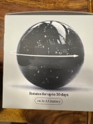 Obrotowa mapa nieba/Globus niebieski