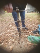 Antena telewizyjna DPM solid stara metalowa, gołębnik, Yagi, lata 50 retro