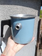 Aluminiowy Garnek Rondel do Mleka Mlecznik Płaszcz Wodny Aluminium PRL 1L