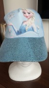 Czapka Frozen Elsa Disney 52 cm brokat daszek siateczka