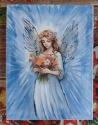 Anioł obraz na płótnie canvas