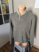 Wrangler sweter męski wełniany ciepły co szary turkus