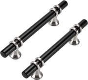 goldenwarm Uchwyty meblowe, czarne, 96 mm 10szt