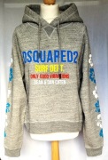 DSQUARED2 surf dept. bluza hoodie szara S