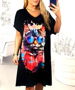 DUŻA sukienka  50-52-54-56 plus size --,3xl,4xl,5xl,6xl