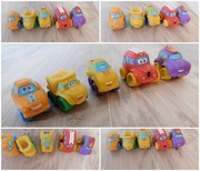 Zestaw aut 5 sztuk małe kolorowe